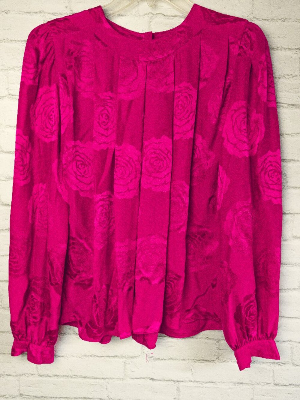 Vintage 80s “Adrianna Papell” Silk Blouse